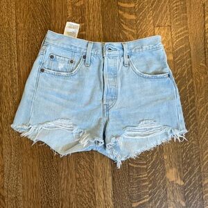 Levis Denim Shorts Size 25